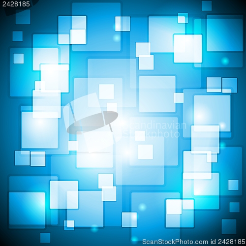 Image of Blue colourful vector background