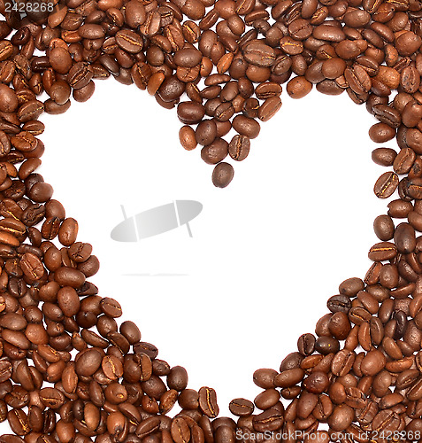 Image of coffee heart