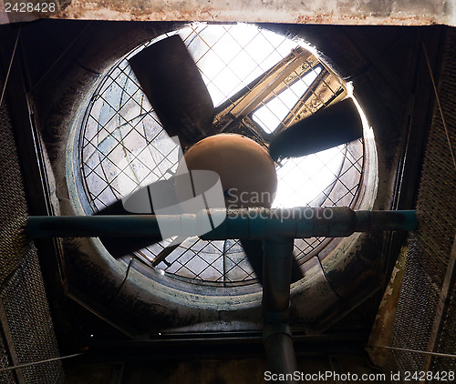 Image of cooling tower fan