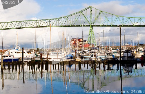 Image of Astoria-Megler Bridge and the West Mooring Basin