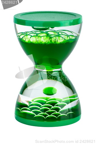 Image of Green gel hourglasses