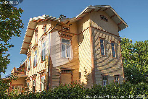 Image of Scandinavian wooden house