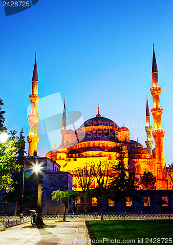 Image of Sultan Ahmed Mosque (Blue Mosque) in Istanbul