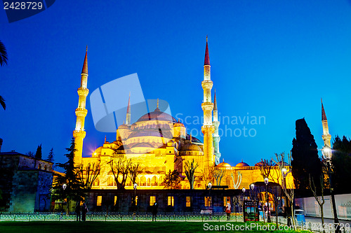 Image of Sultan Ahmed Mosque (Blue Mosque) in Istanbul