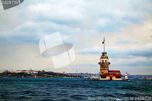 Image of Maiden's island in Istanbul, Turkey