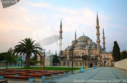 Image of Sultan Ahmed Mosque (Blue Mosque) in Istanbul