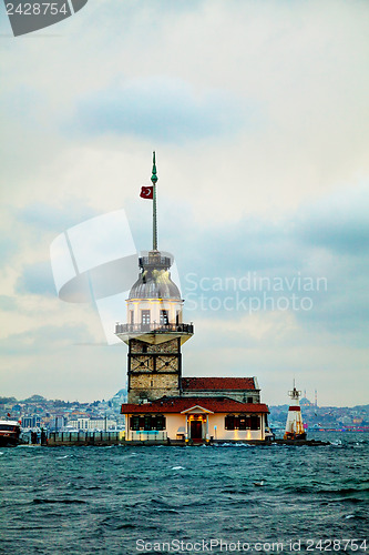 Image of Maiden's island in Istanbul, Turkey
