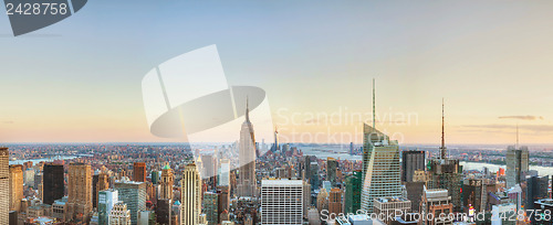 Image of New York City cityscape in the night