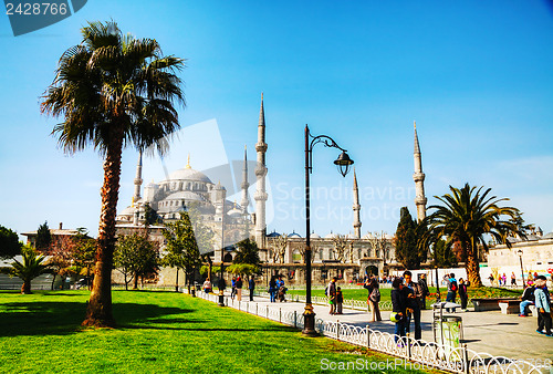 Image of Sultan Ahmed Mosque (Blue Mosque) in Istanbul