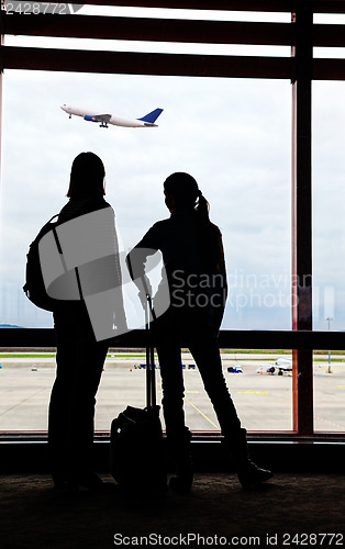 Image of Air passengers waiting for the flight