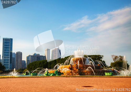 Image of Chicago downtown cityscape