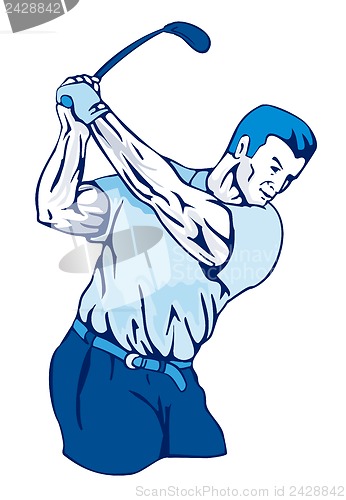 Image of Golfer Swinging