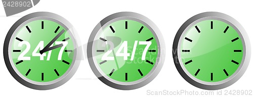 Image of 24/7 Clock Icon	