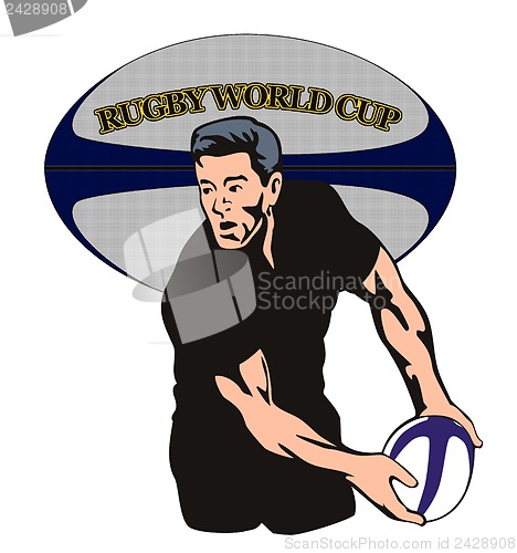 Image of NZ All Blacks Rugby World Cup Player