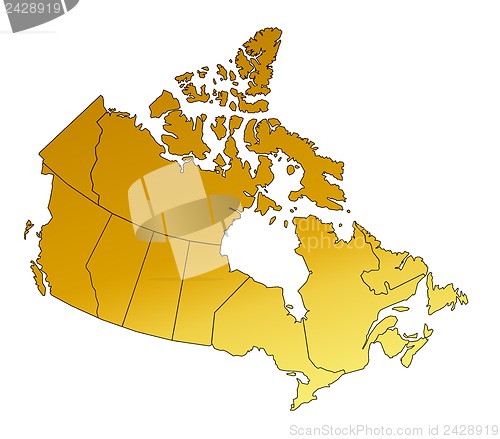 Image of Map Canada