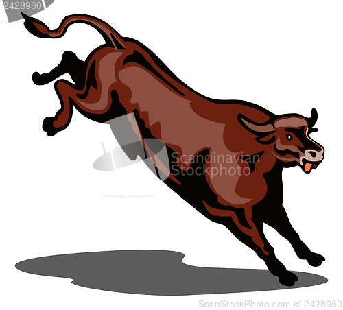 Image of Bull Jumping