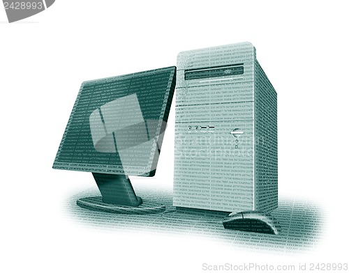 Image of Computer Tower Monitor Mouse