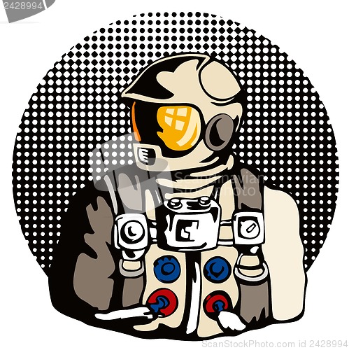 Image of Astronaut Retro