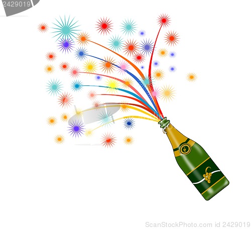 Image of Wine Bottles Retro