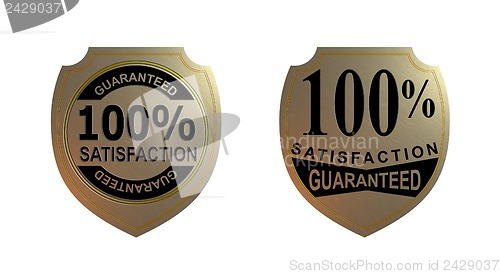 Image of 100% Satisfaction Guaranteed Gold Seal