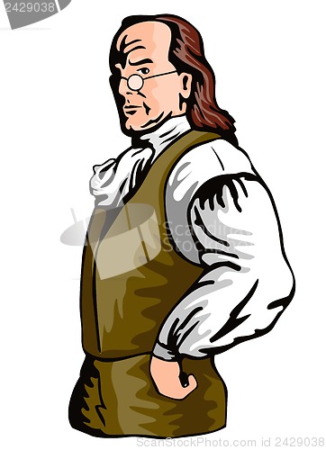 Image of Ben Franklin Retro