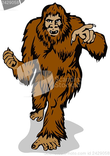 Image of Big Foot Pointing