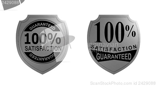 Image of 100% Satisfaction Guaranteed Silver Seal
