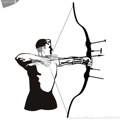 Image of Archer Bow Arrow