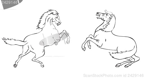 Image of Horse Line Drawing