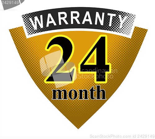 Image of 24 Month Warranty Shield and Ribbon