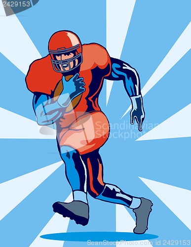 Image of Football Player Running