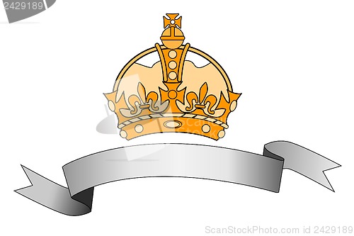 Image of Crown and Ribbon