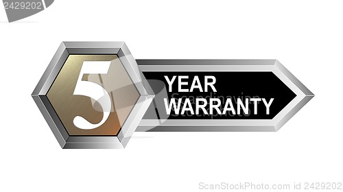 Image of 5 Year Warranty Hexagon Seal