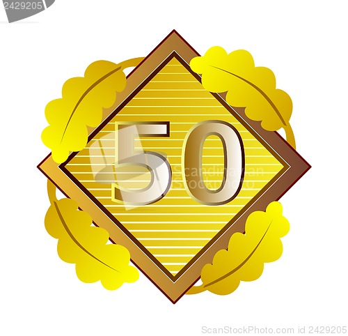 Image of Number 50 in Diamond