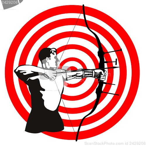 Image of Archer Bow Arrow Target