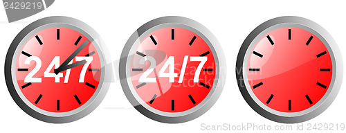 Image of 24/7 Clock Icon	