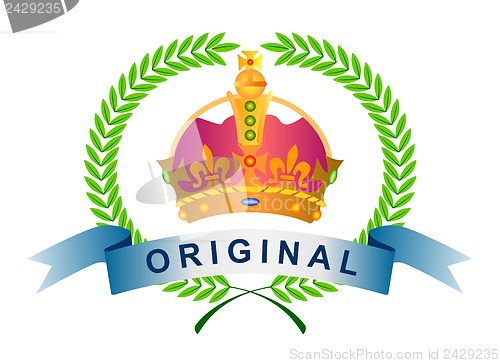 Image of Icon Original Crown in Olive leaves