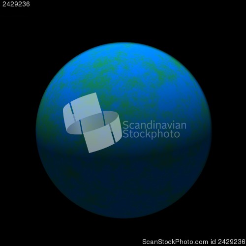 Image of Blue Planet No Coriolis Effect