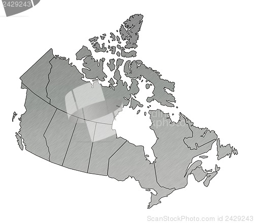 Image of Map Canada