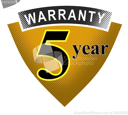 Image of 5 Year Warranty Shield