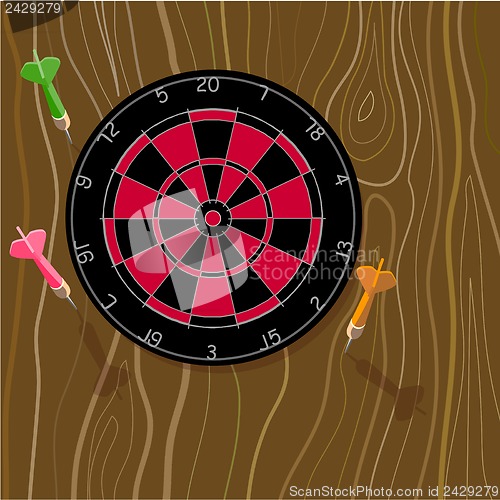 Image of Dartboard and Dart