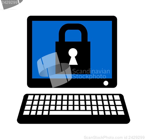 Image of Computer Padlock