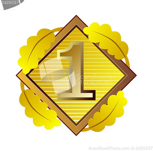 Image of Number 1 in Diamond