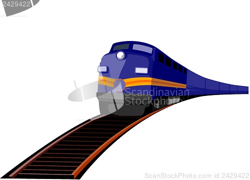 Image of Train heading front