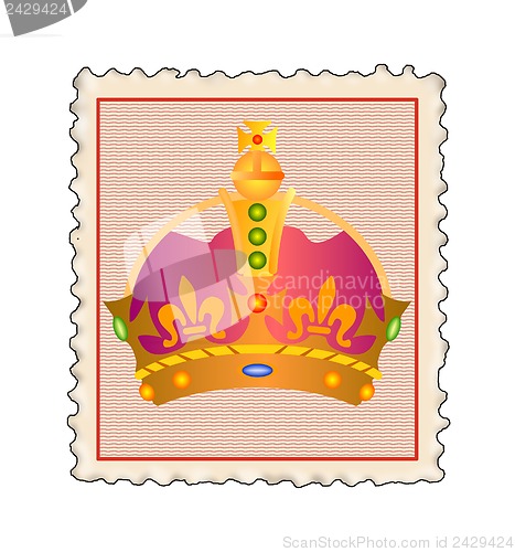 Image of Crown in Stamp