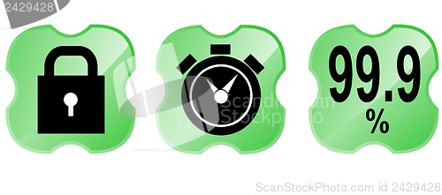 Image of Padlock Alarm Clock 99.9% in Shield