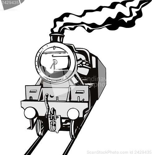 Image of Vintage Train Retro