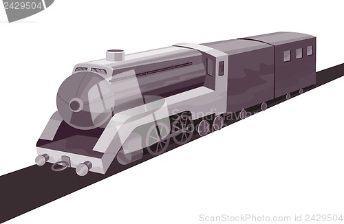 Image of Vintage Train Retro