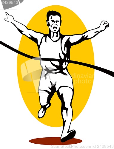 Image of Sprinter in Finish Line
