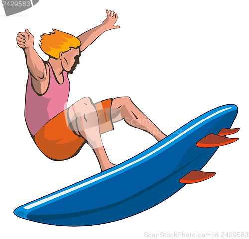 Image of Surfer Retro